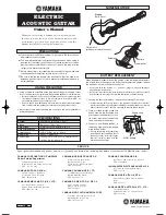 Preview for 2 page of Yamaha Electric Acoustic Guitar Quick Manual