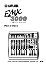 Yamaha EMX3000 Manuel D'Utilisation preview