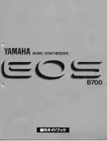 Yamaha EOS B700 Owner'S Manual preview