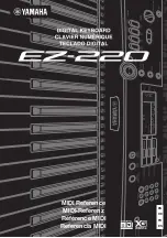 Yamaha EZ-220 Page Turner Reference Manual preview