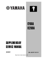 Yamaha F200A Supplementary Service Manual preview