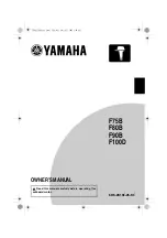 Предварительный просмотр 1 страницы Yamaha F75B Owner'S Manual