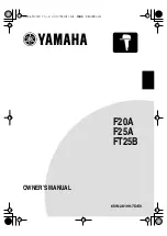 Предварительный просмотр 1 страницы Yamaha FT25B Owner'S Manual
