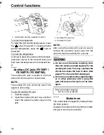 Preview for 22 page of Yamaha FX Nytro FX10X Owner'S Manual