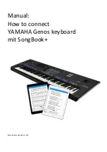 Предварительный просмотр 1 страницы Yamaha genos Manual