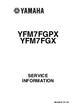 Yamaha GRIZZLY 700 FI YFM7FGPX Service Information preview