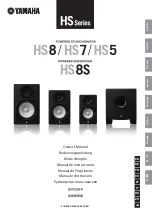Yamaha HS series Manuale Di Istruzioni preview