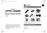 Preview for 2 page of Yamaha HTR-3065 Setup Manual