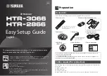 Preview for 1 page of Yamaha HTR-3066 Easy Setup Manual