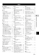 Preview for 203 page of Yamaha HTR-5065 Owner'S Manual