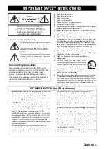 Preview for 3 page of Yamaha HTR-6240 Owner'S Manual