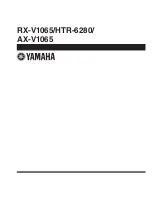 Preview for 166 page of Yamaha HTR-6280 Service Manual