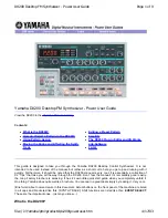 Yamaha Loopfactory DX200 User Manual preview