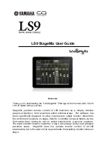 Yamaha LS9 Editor User Manual preview