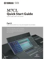 Yamaha M7CL StageMix V1.5 Quick Start Manual preview