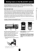 Предварительный просмотр 21 страницы Yamaha MCX 1000 - MusicCAST - Digital Audio Server Owner'S Manual