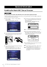 Preview for 4 page of Yamaha MCX-2000 - MusicCAST Digital Audio Server Owner'S Manual Addendum