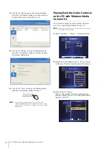 Предварительный просмотр 8 страницы Yamaha MCX-2000 - MusicCAST Digital Audio Server Owner'S Manual Addendum