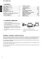 Предварительный просмотр 2 страницы Yamaha MCX-A10 - MusicCAST Network Audio Player Service Manual