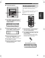 Preview for 22 page of Yamaha MCX-C15 - MusicCAST Network Audio Player Owner'S Manual