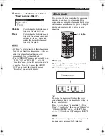 Preview for 50 page of Yamaha MCX-C15 - MusicCAST Network Audio Player Owner'S Manual