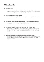 Preview for 4 page of Yamaha MD4 Frequently Asked Questions Manual