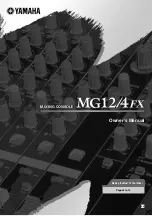 Yamaha MG12/4FX Owner'S Manual preview