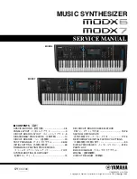 Yamaha MODX6 Service Manual preview