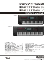Yamaha Montage 6 Service Manual preview