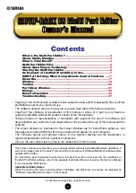 Yamaha MOTIF-RACK ES Supplementary Manual preview