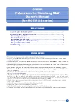 Yamaha MOTIF XS6 Software Manual preview