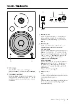 Предварительный просмотр 5 страницы Yamaha MSP5A Eigentümer-Handbuch