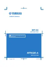 Yamaha MTN320-A Owner'S Manual preview