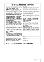 Preview for 3 page of Yamaha MTX3 Owner'S Manual