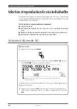 Preview for 40 page of Yamaha MU100 Manuel Du Propriétaire