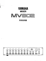 Yamaha MV802 Owner'S Manual preview