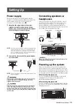 Preview for 13 page of Yamaha MX49 Owner'S Manual