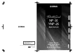 Yamaha NP-30 Manual De Instrucciones preview