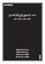 Preview for 1 page of Yamaha NP-V80 Reference