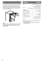 Предварительный просмотр 4 страницы Yamaha NS-2HX Owner'S Manual