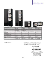 Preview for 4 page of Yamaha NS-333 Product Bulletin