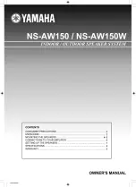 Yamaha NS-AW150 User Manual preview