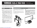 Yamaha NS-C150 Owner'S Manual preview