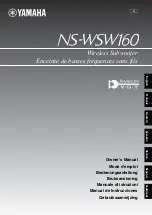 Yamaha NS-WSW160 User Manual preview