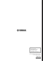 Предварительный просмотр 40 страницы Yamaha NU1 Owner'S Manual