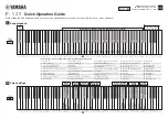 Предварительный просмотр 1 страницы Yamaha P-125 Quick Operation Manual