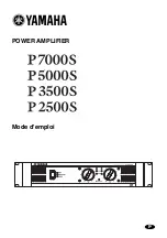 Yamaha P2500S Manuel D'Instructions предпросмотр