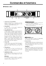 Preview for 6 page of Yamaha P2500S Manuel D'Instructions