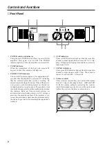 Предварительный просмотр 4 страницы Yamaha P4500 Owner'S Manual