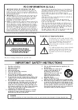 Preview for 2 page of Yamaha PC2001N Eigentümer-Handbuch